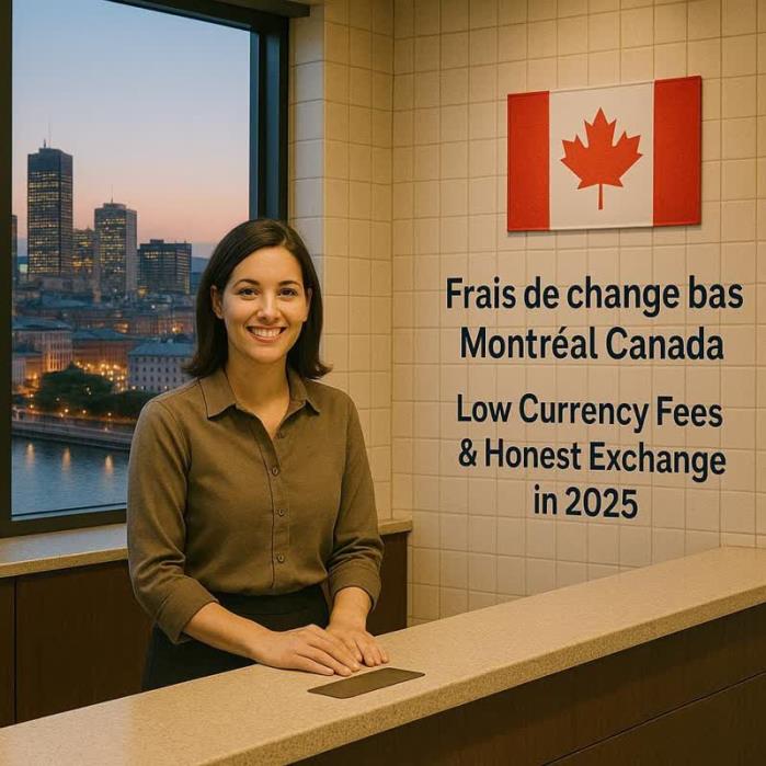 Frais de change bas Montreal Canada